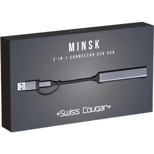 Swiss Cougar Minsk 2-in-1 Connector USB Hub Gift Box